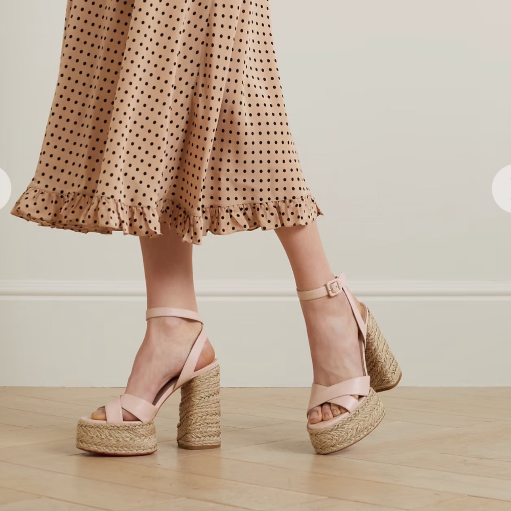 CHRISTIAN LOUBOUTIN Super Mariza 130 mm Espadrille Sandals